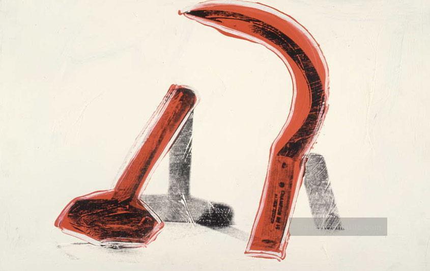 Hammer und Sichel Andy Warhol Ölgemälde